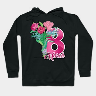 International women's day, 8th March Hoodie